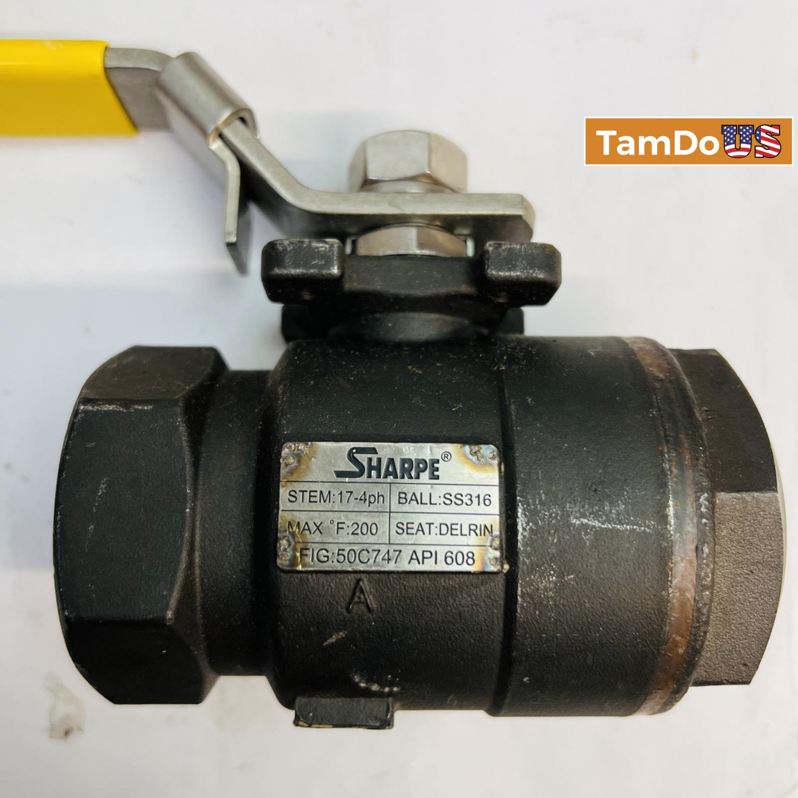 Sharpe 50C747 Ball Valve SS316, 11.4", WCB 3000 WOG, MAX F:200 - Photo 5