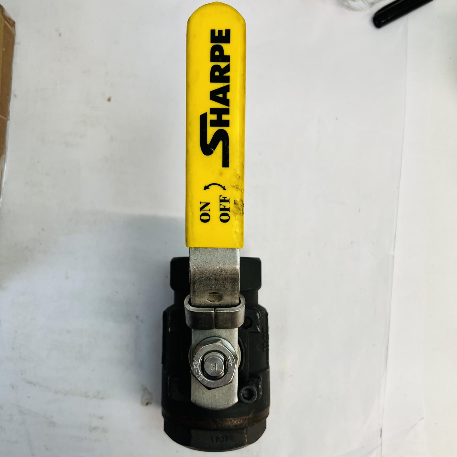 Sharpe 50C747 Ball Valve SS316, 11.4", WCB 3000 WOG, MAX F:200 - Photo 1