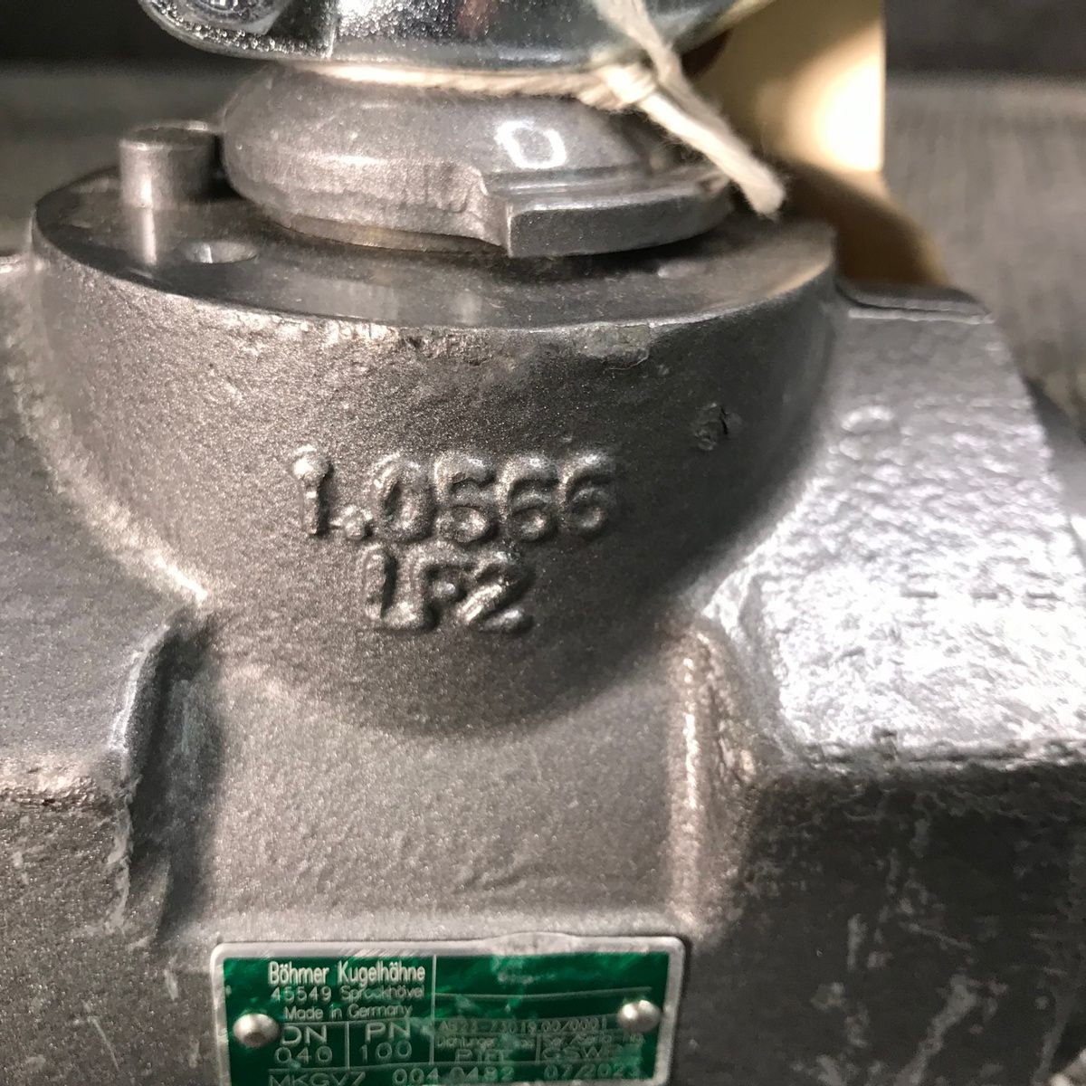 Böhmer MKGV7 DN40 PN100 Ball Valve, Full Bore, Steel Body - Photo 2