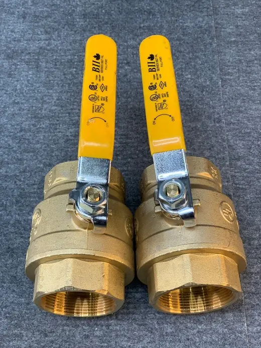 (2-Pack) BII Series 0827-NL Full Port Ball Valve, Lead-Free Brass, FNPT Ends at TamDoUS Taylorsville