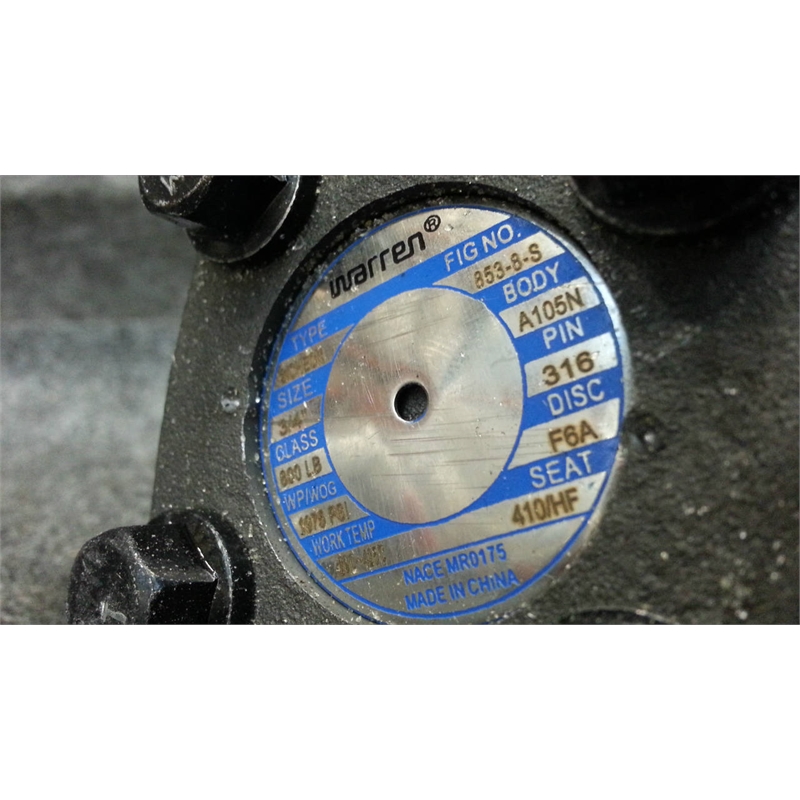 Lot of 4 Warren 853-8-S Check Valve 3/4" Socket Weld - Photo 2