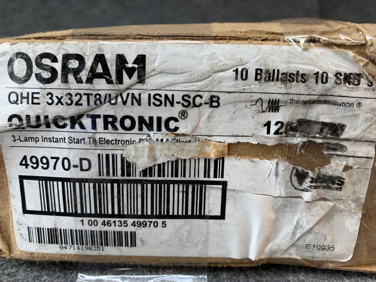 Lot of 9 OSRAM 49970-D Quicktronic Electronic Ballasts - Photo 6