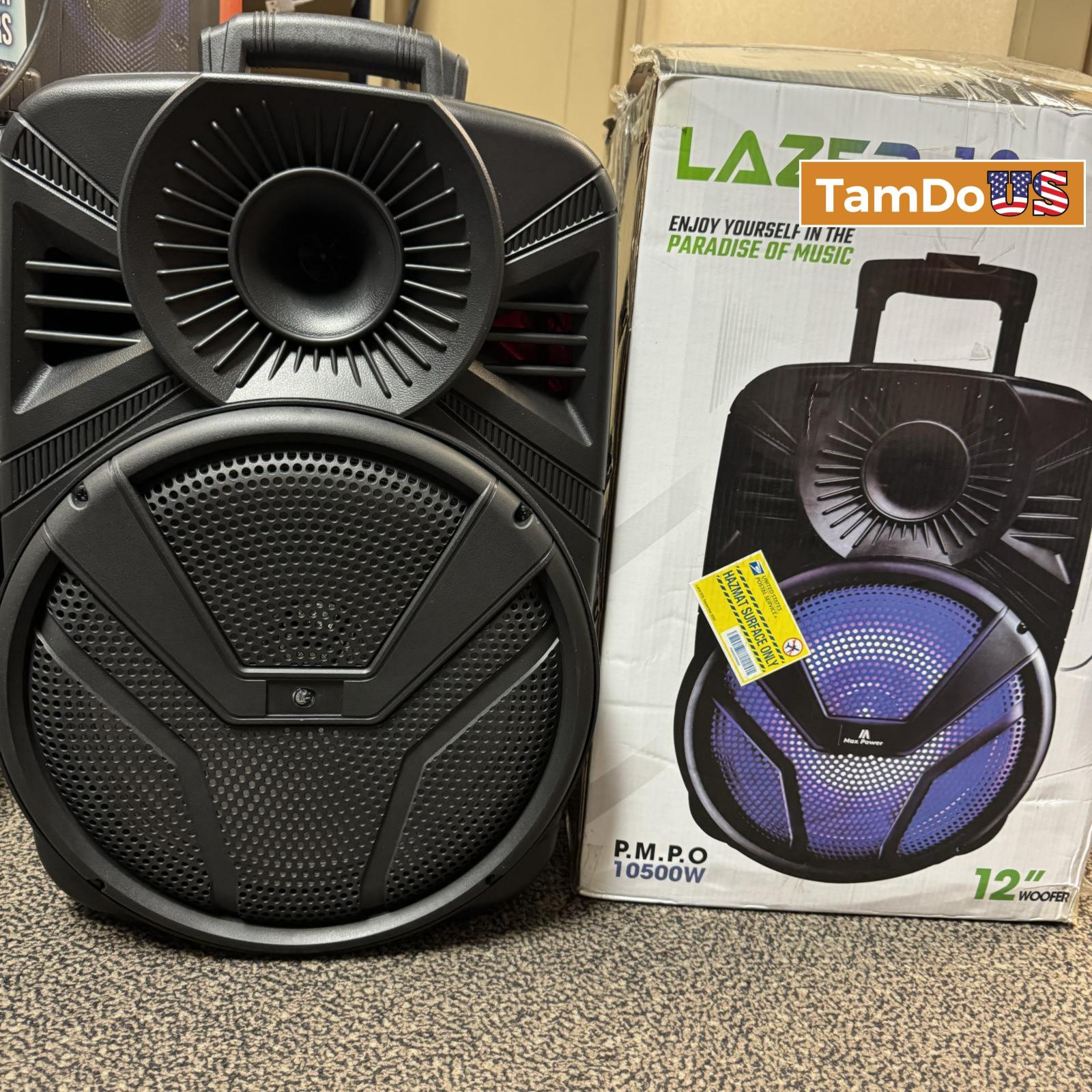 Party Speaker MPD126M LAZER-12 12" Woofer P.M.P.O 10500W - Photo 3