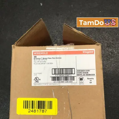 Legrand Wiremold 8B Evolution Poke-Thru Blank Device Plate at Electrical Equipment & Supplies in new condition