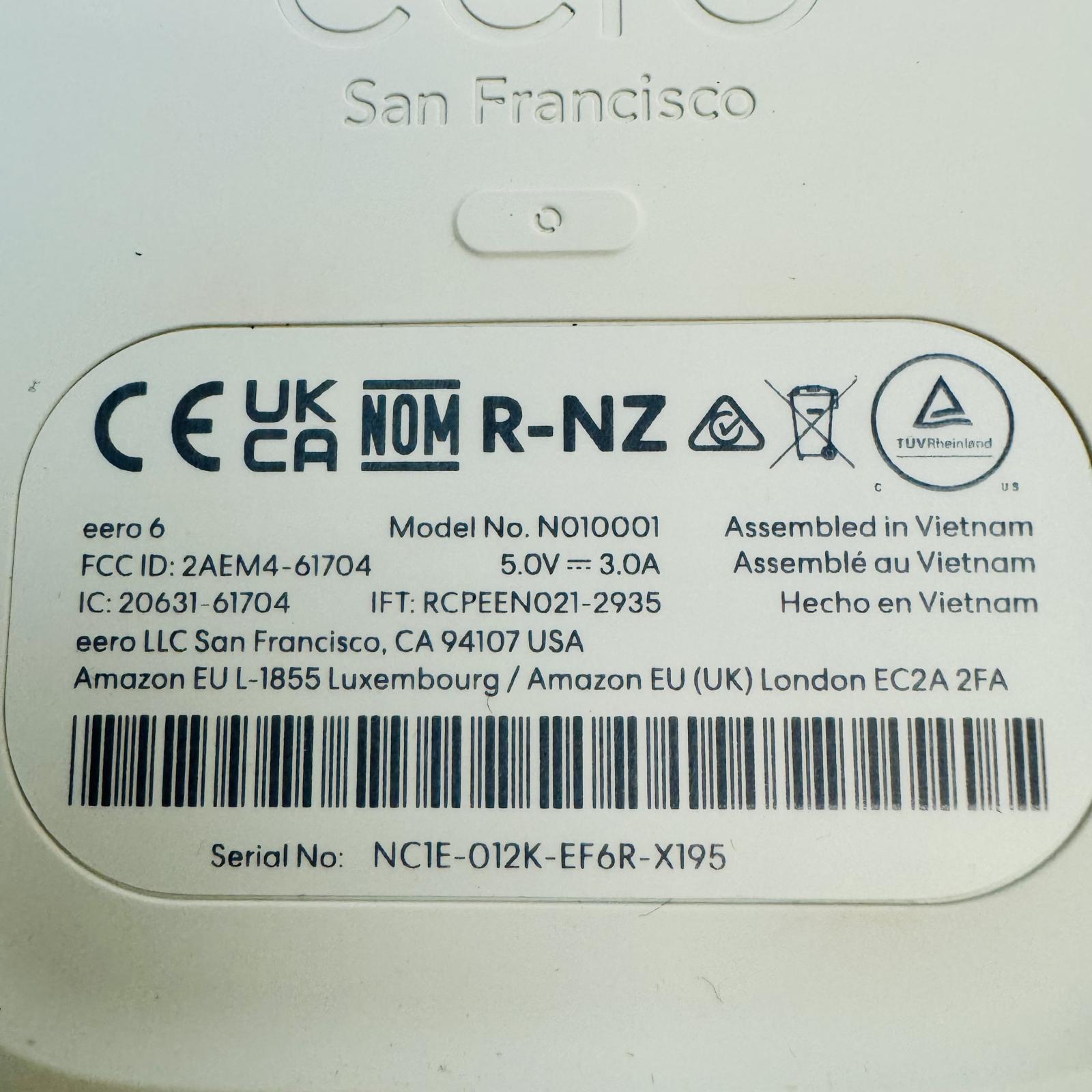 Eero N010001 Dual-Band Gigabit Mesh Wi-Fi Router System - Photo 3