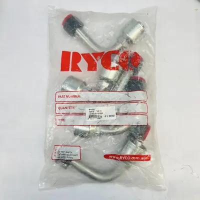 Ryco T7280-1217 JSEAL 90° Long Bend Hydraulic Fitting at Heavy Equipment, Parts & Attachments in new condition