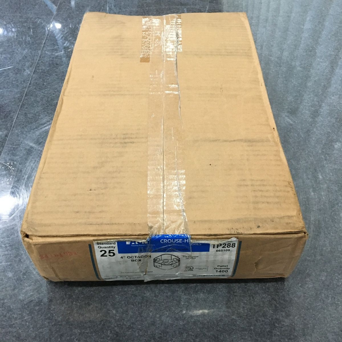 Lot of 25 Eaton TP288 4" Octagon Electrical Boxes - Photo 5