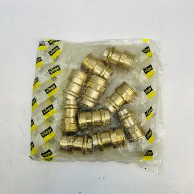 Viega ProPress 79315 Adapter 3/4" P x FPT, Bronze Fitting, Lead-Free at Electrical Equipment & Supplies in new condition