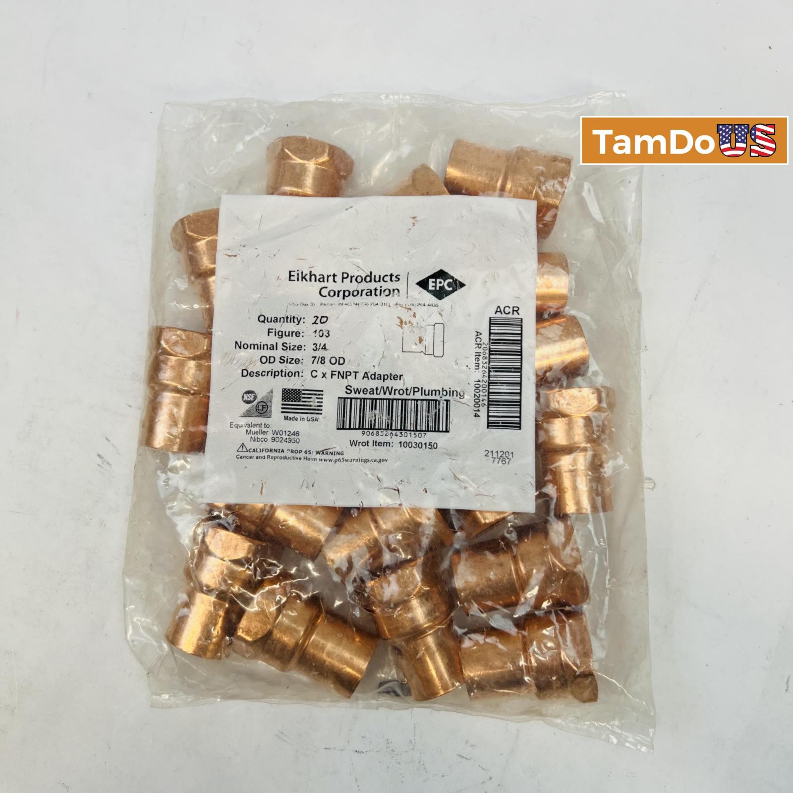 Elkhart EPC 10030150 3/4" C x FNPT Adapter - Photo 3