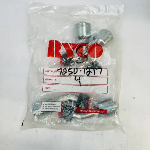RYCO T7250-1217 90° JIC Female Elbow Fitting, -12 x -12, Steel at TamDoUS Taylorsville