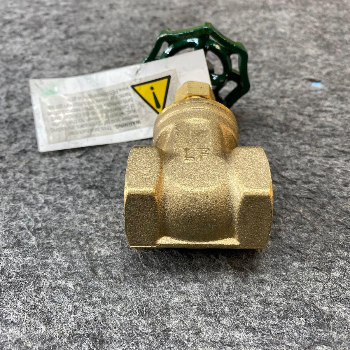 Webstone H-10134W Brass Gate Valve – 200 CWP / 125 WSP - Photo 2