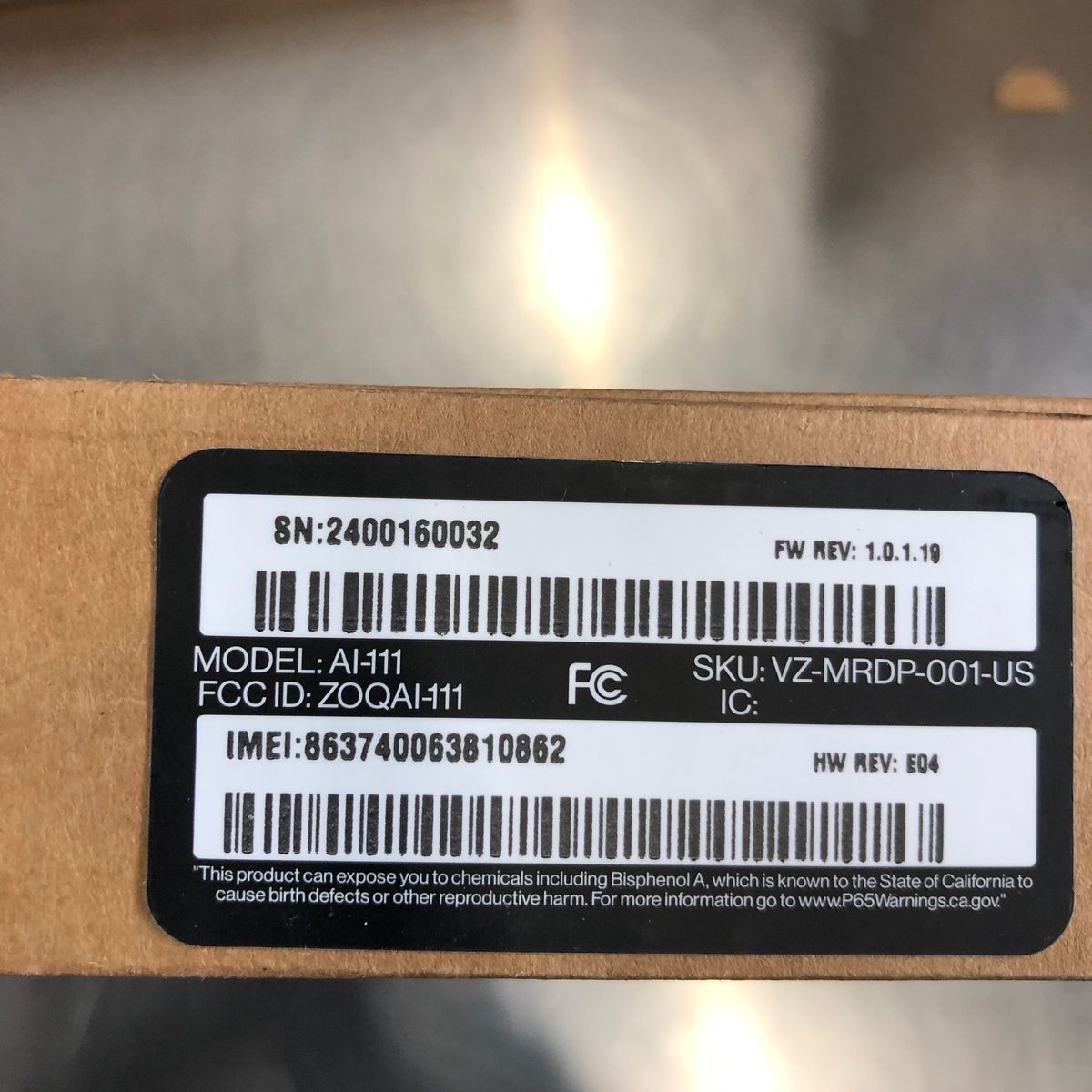 Lot of 5 Verizon AI-110 Equipment Asset Trackers, 4G LTE, GPS, IoT Ready - Photo 3