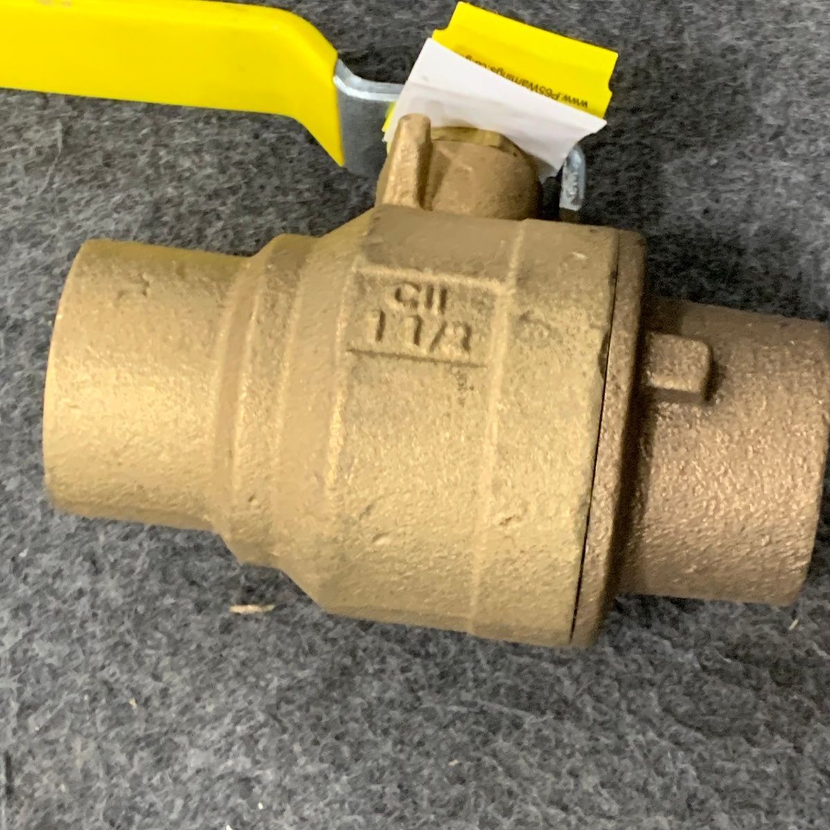 Apollo 77C-207-01A 1-1/2" Ball Valve – Full Port Brass - Photo 2