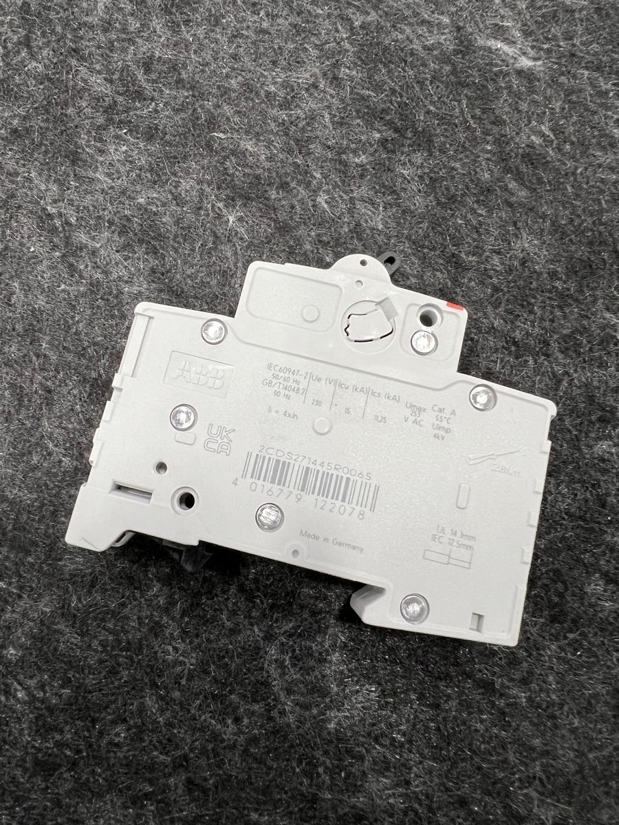 ABB S201MT-B6 Miniature Circuit Breaker 2CDS271445R0065, 1P, B6, NEW - Photo 3