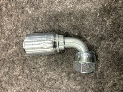 Lot of 2 Parker 13977-10-8 Hydraulic Hose Fittings – 90° Elbow at Test, Measurement & Inspection in new condition