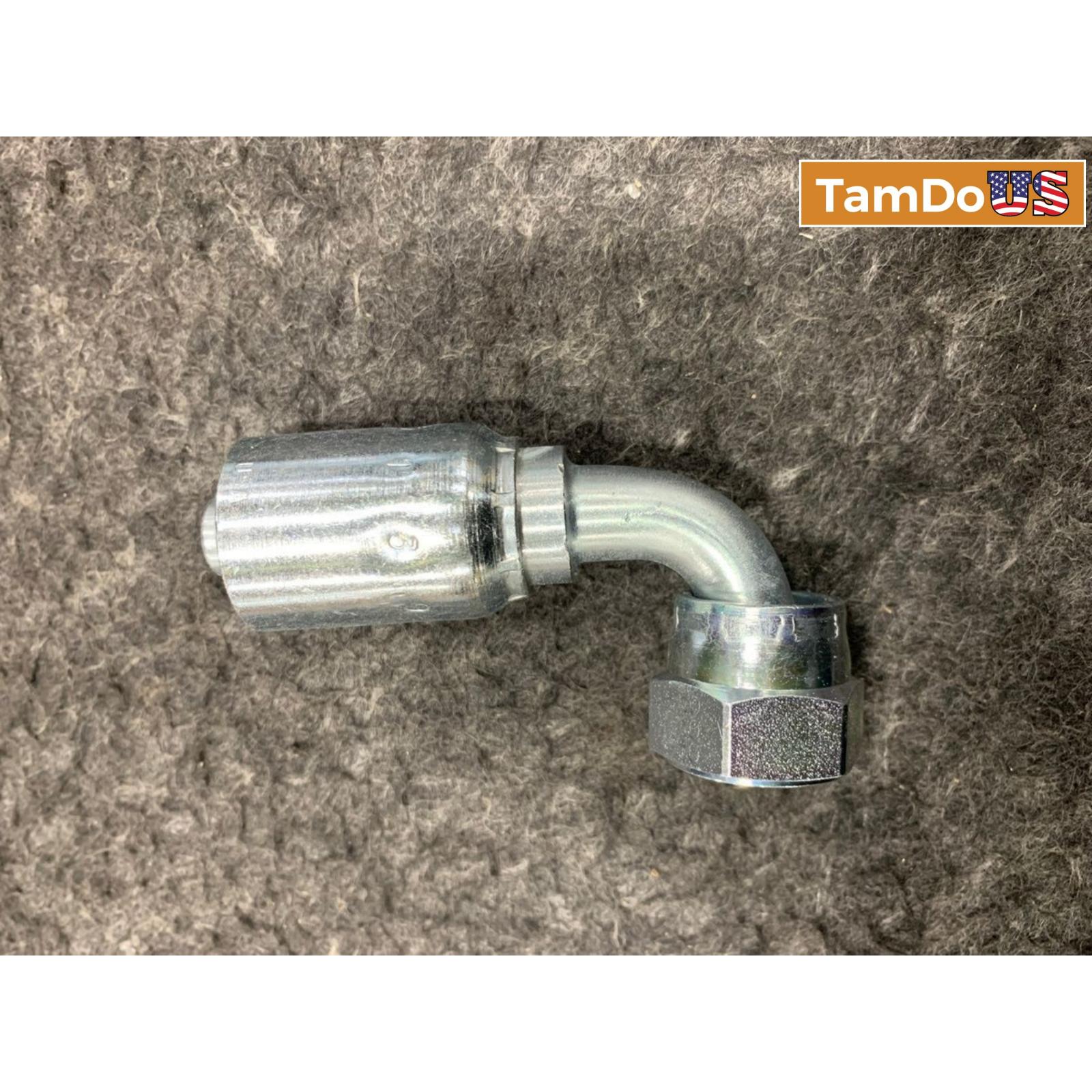 Lot of 2 Parker 13977-10-8 Hydraulic Hose Fittings – 90° Elbow - Photo 4