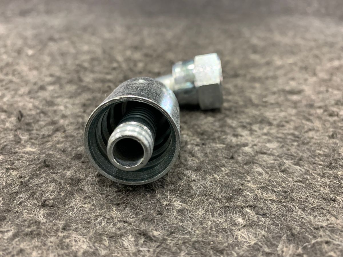 Lot of 2 Parker 13977-10-8 Hydraulic Hose Fittings – 90° Elbow - Photo 3