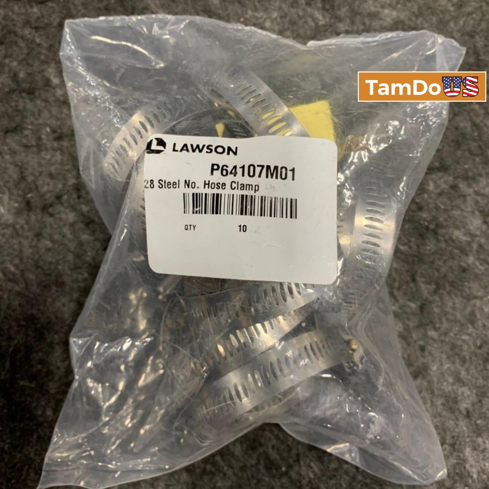 LAWSON P64107M01 No.28 Steel Hose Clamps – SAE Size 28 - Photo 3