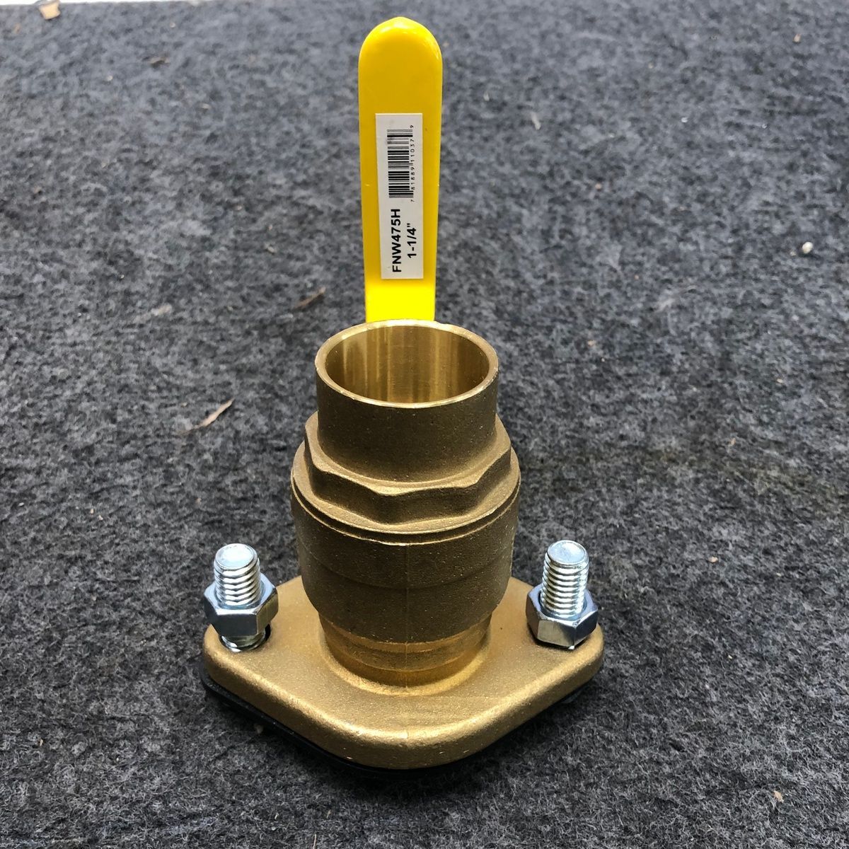 Fnw475h 1-1/4 In Sweat Flanged Ball Valve - Photo 2