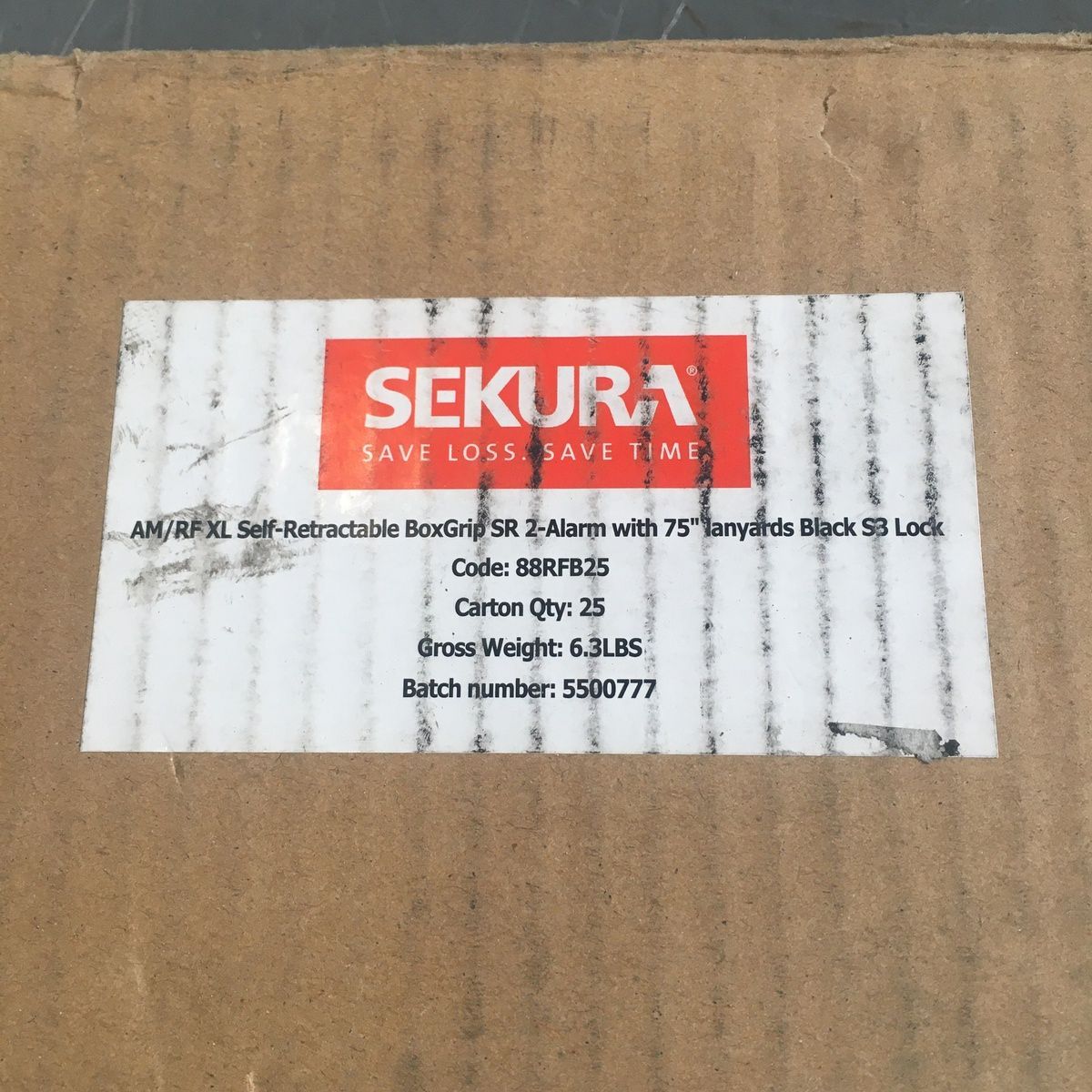 Lot of 25 SEKURA AM/RF BoxGrip 2-Alarm Security Tags - Photo 7