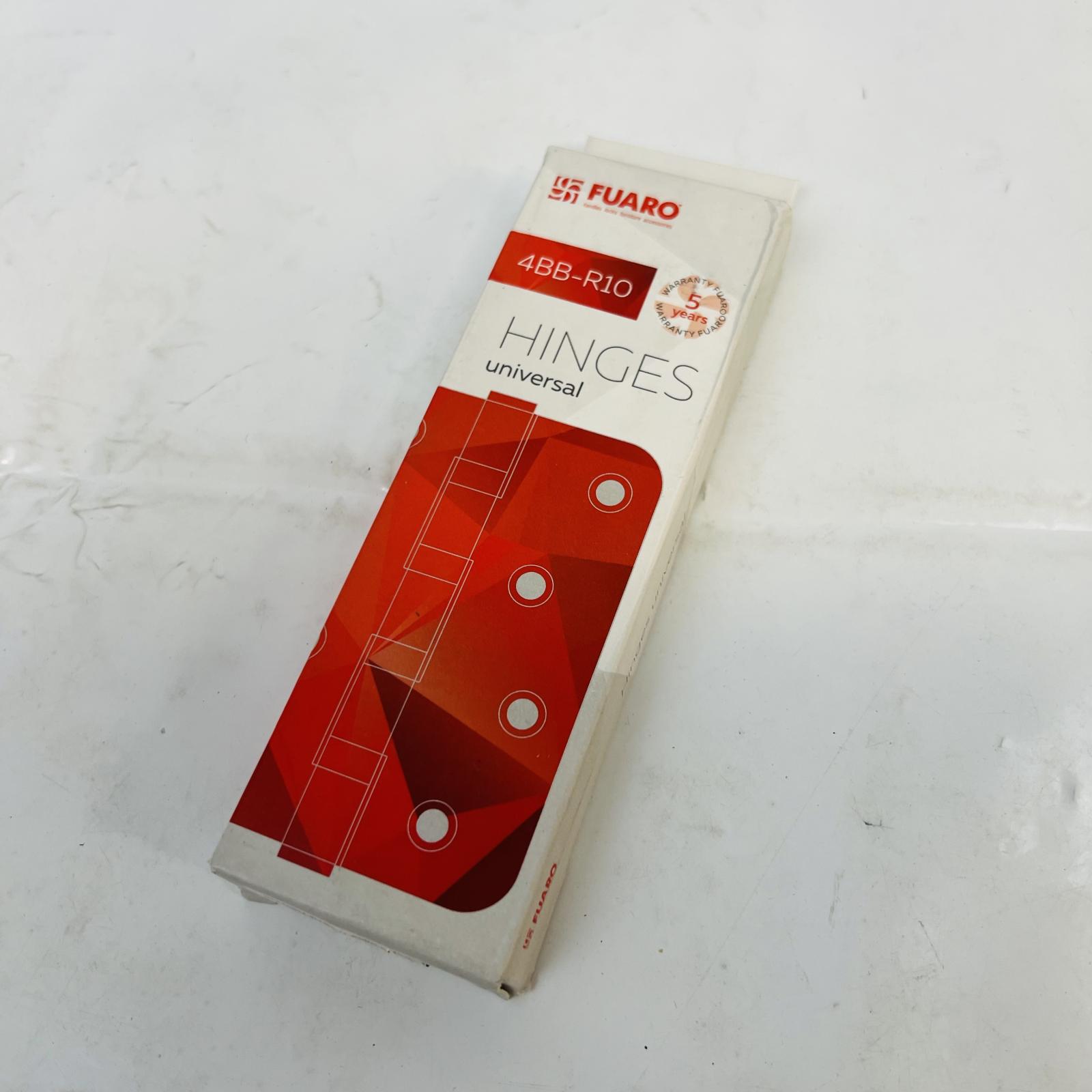 Hinges 4BB-R10 Satin Nickel, 2pcs - Photo 4