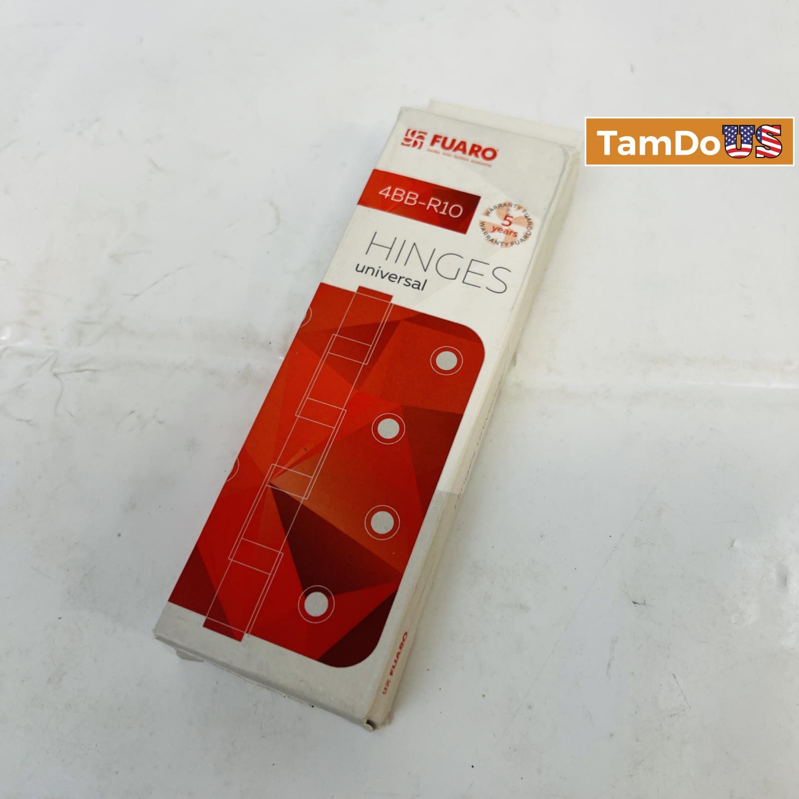 Hinges 4BB-R10 Satin Nickel, 2pcs - Photo 5