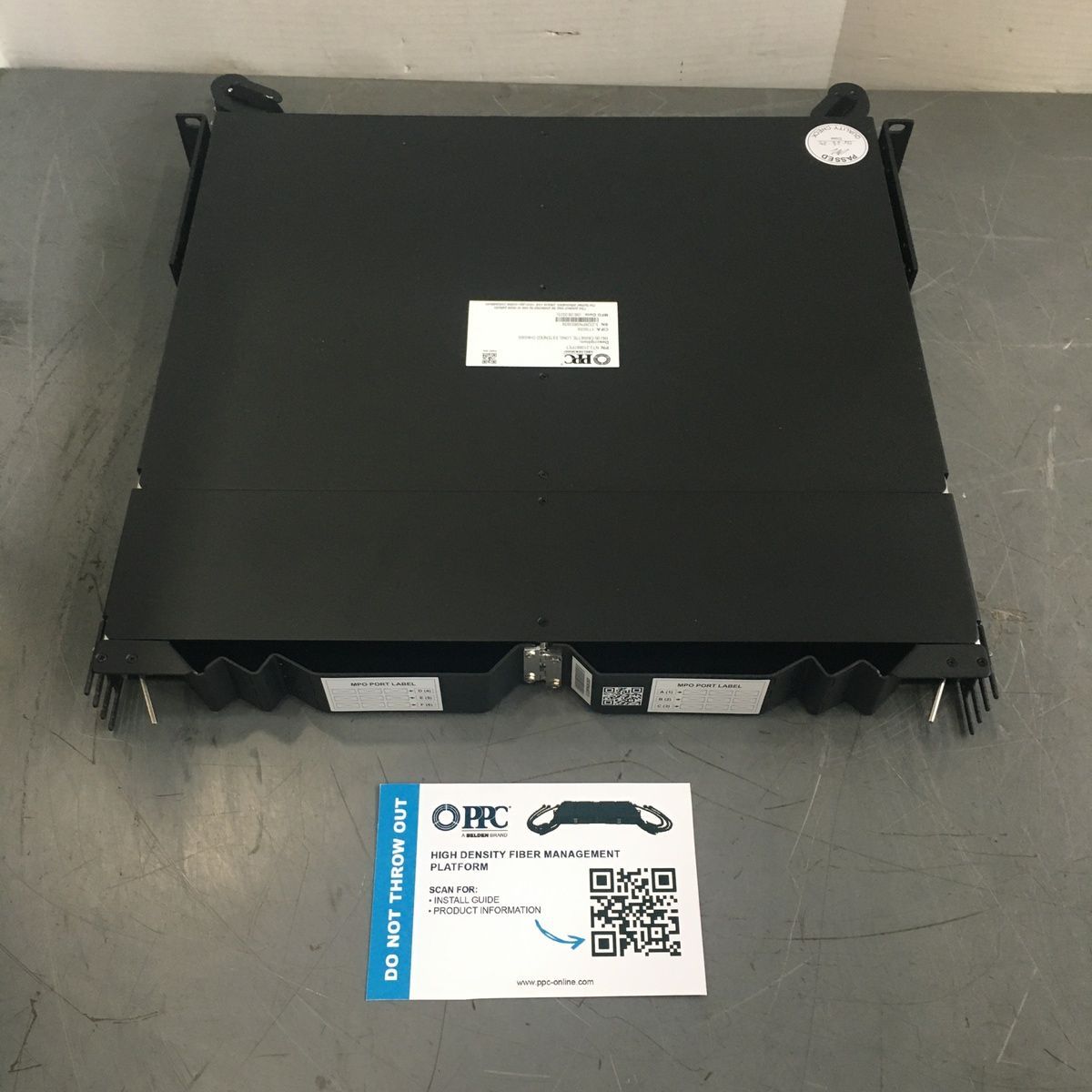 Belden PPC NT2-210687PET 1RU 6-Port Extended Fiber Patch Panel Chassis - Photo 2