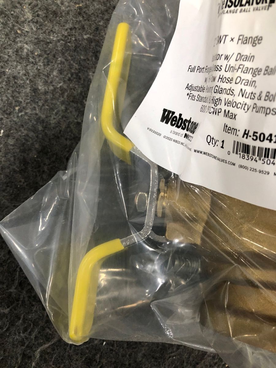 Webstone H-50417HV 2" Sweat Isolator w/ Drain - High Velocity - Photo 2