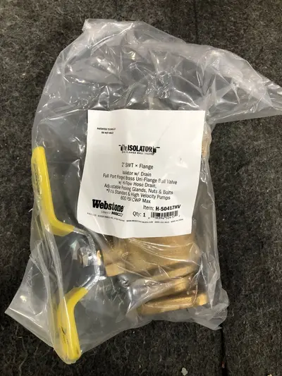 Webstone H-50417HV 2" Sweat Isolator w/ Drain - High Velocity at Hydraulics, Pneumatics & Plumbing in new condition