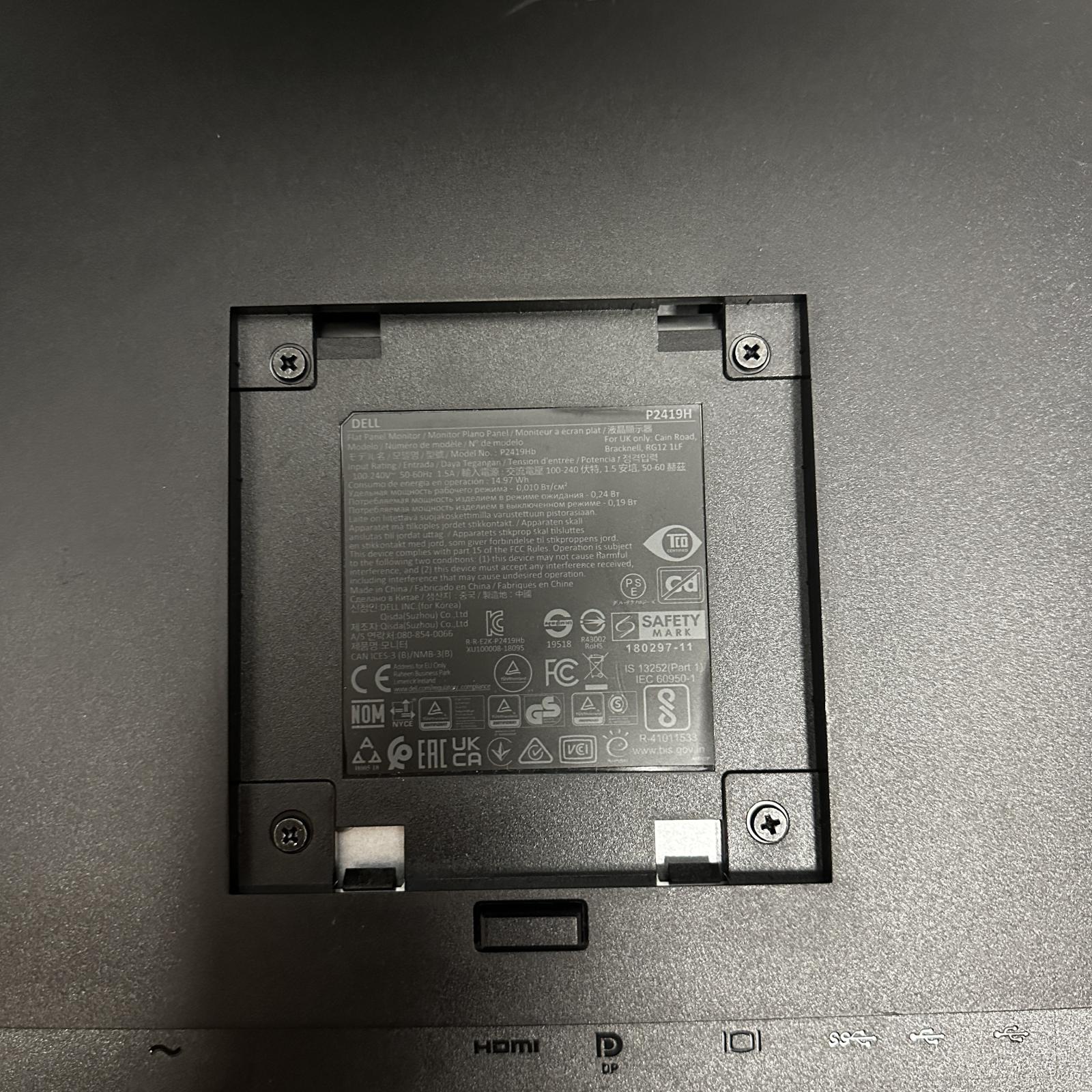 Dell P2419H 24 Inch LED-Backlit IPS Monitor (No Stand) - Photo 5