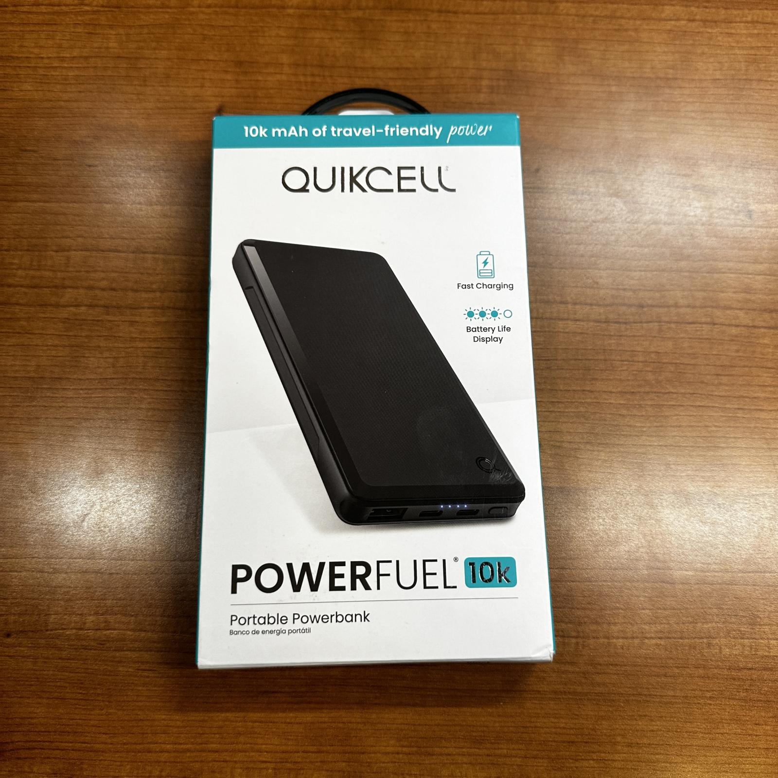 QuikCell POWERFUEL Wireless 10K mAh Powerbank - Photo 1