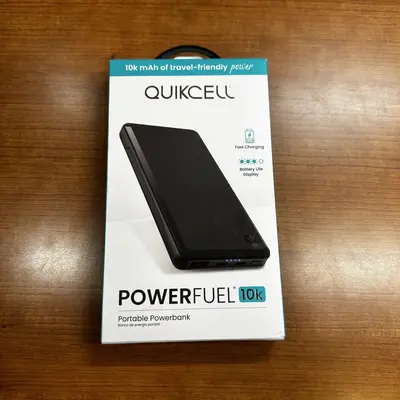 QuikCell POWERFUEL Wireless 10K mAh Powerbank at Multipurpose Batteries & Power in new_open_box condition