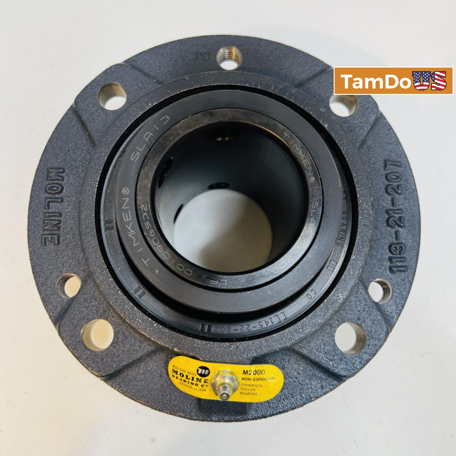 Moline Bearing M2000 Spherical Roller Bearing, Non-Expansion, Heavy-Duty - Photo 6