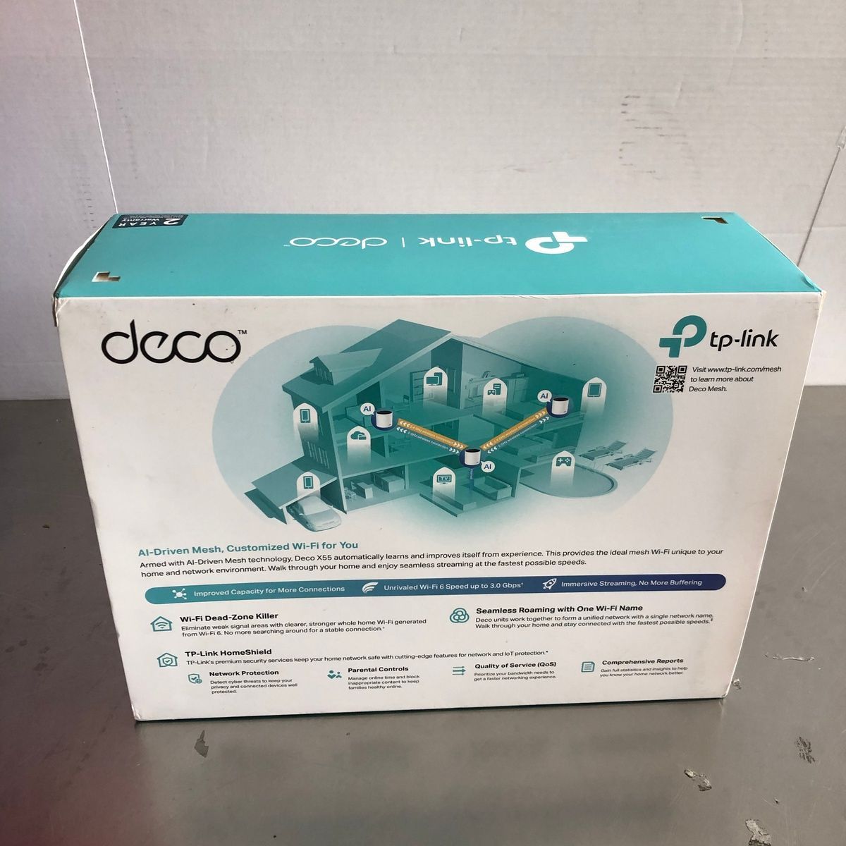 Deco Next-Gen AX3000 Whole Home Mesh Wi-Fi System (3 Pack) - Photo 2