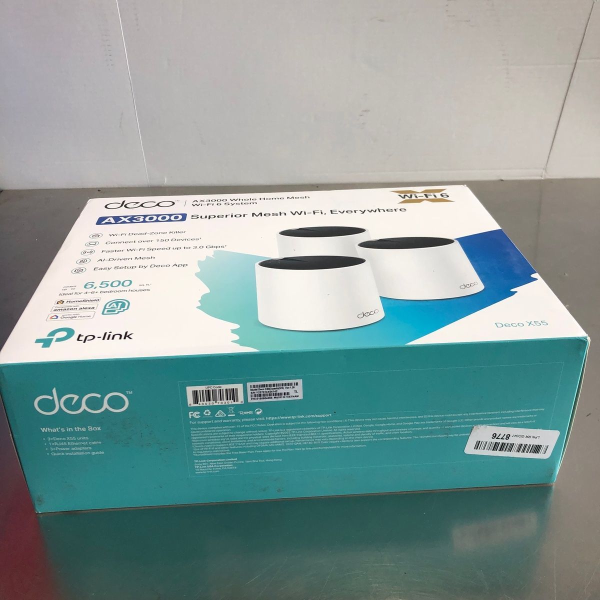 Deco Next-Gen AX3000 Whole Home Mesh Wi-Fi System (3 Pack) - Photo 4