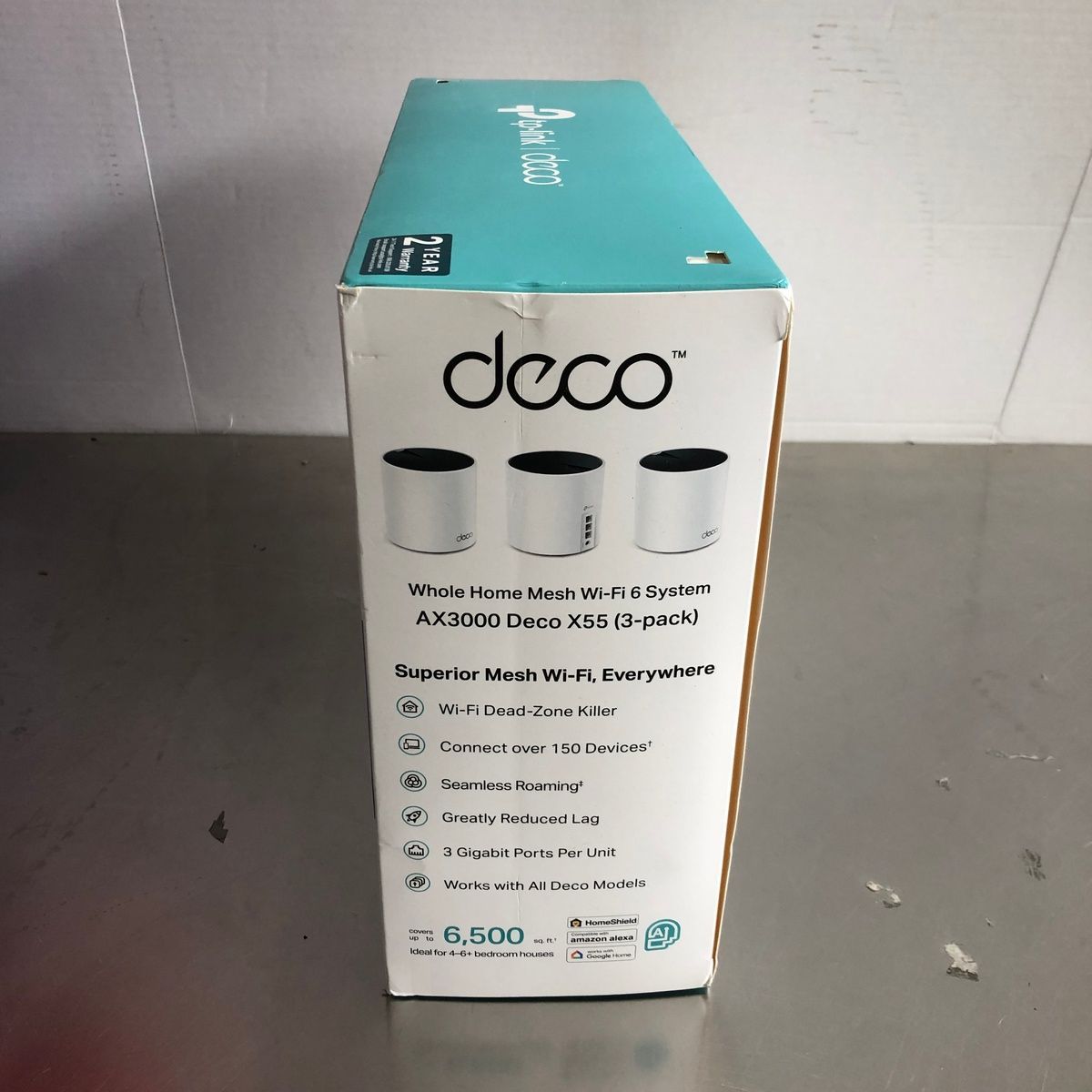 Deco Next-Gen AX3000 Whole Home Mesh Wi-Fi System (3 Pack) - Photo 3