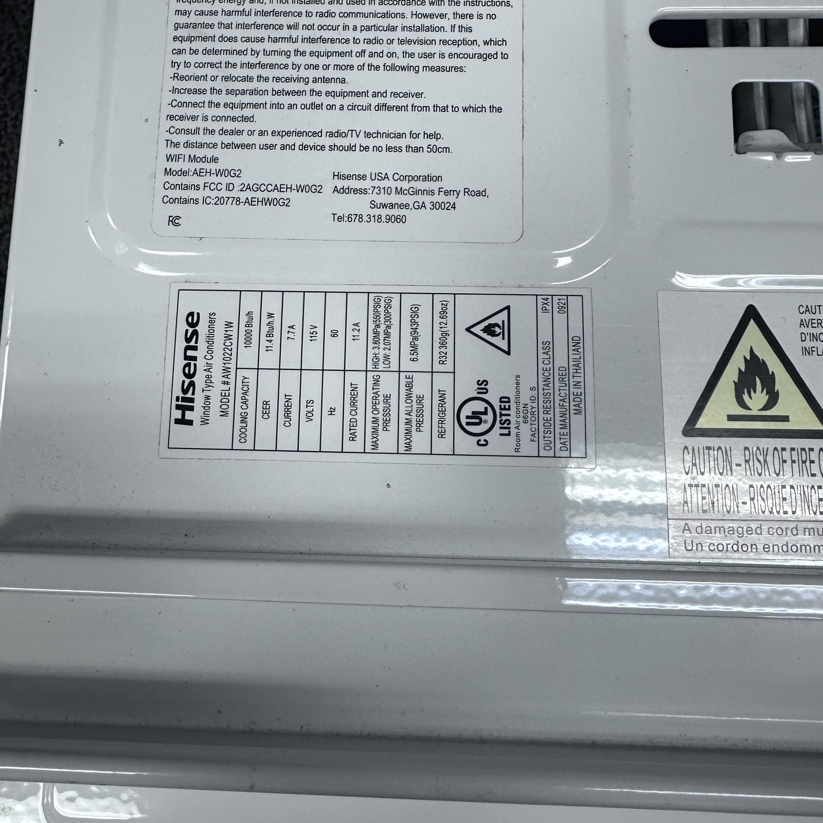 Hisense 450-sq ft Window Air Conditioner 10,000 BTU - Photo 4