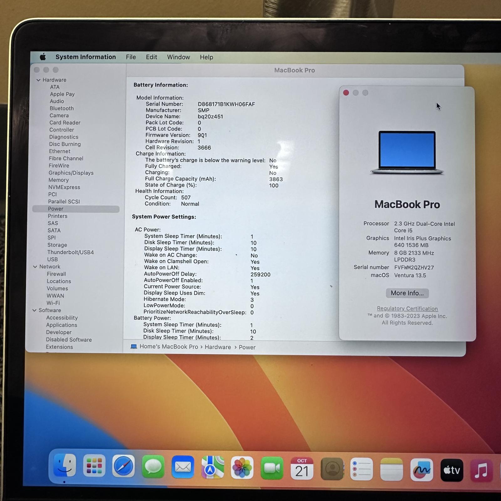 MacBook Pro (13-inch, 2017) Dual-Core i5 2.3 GHz, 8GB, 128GB SSD - Photo 2