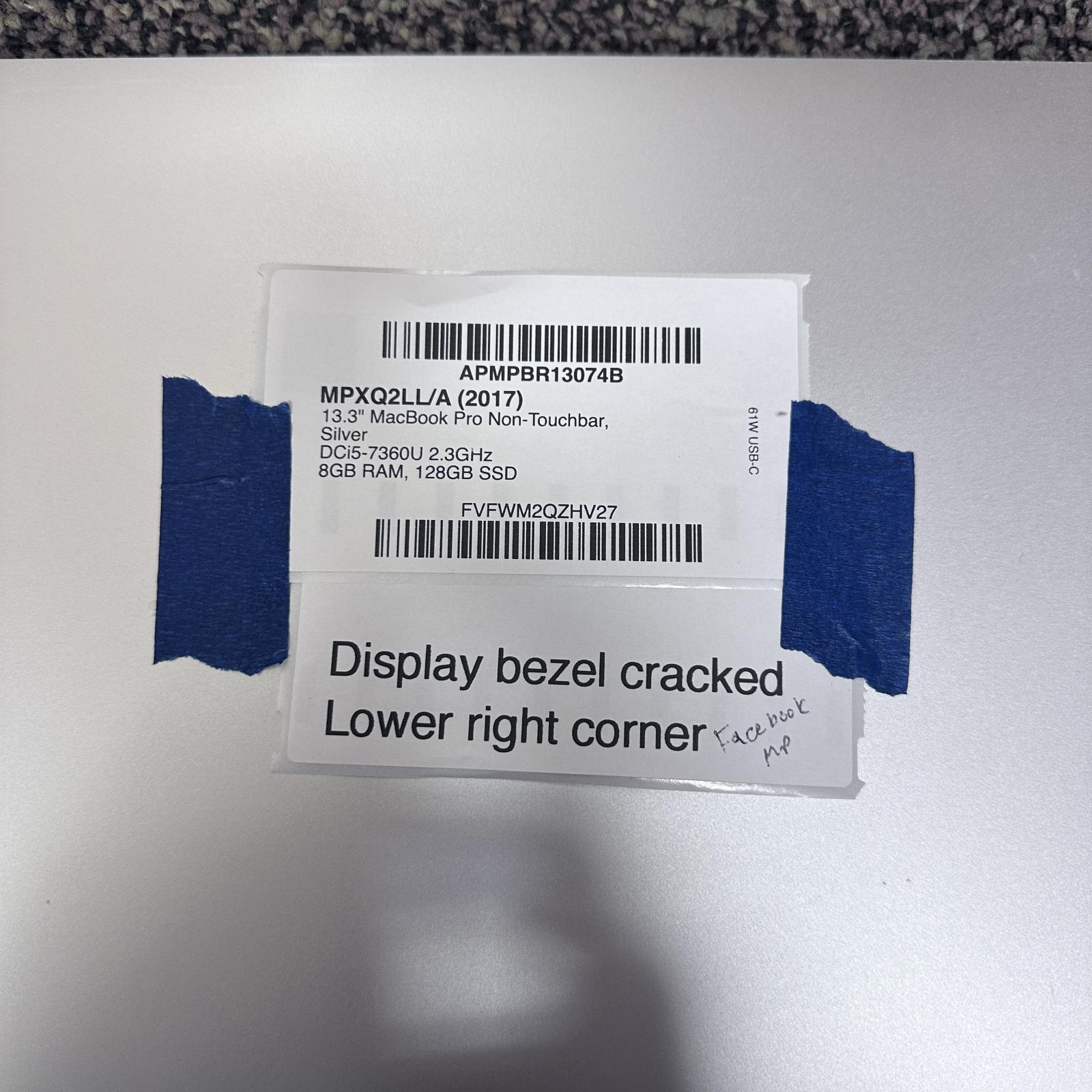 MacBook Pro (13-inch, 2017) Dual-Core i5 2.3 GHz, 8GB, 128GB SSD - Photo 5