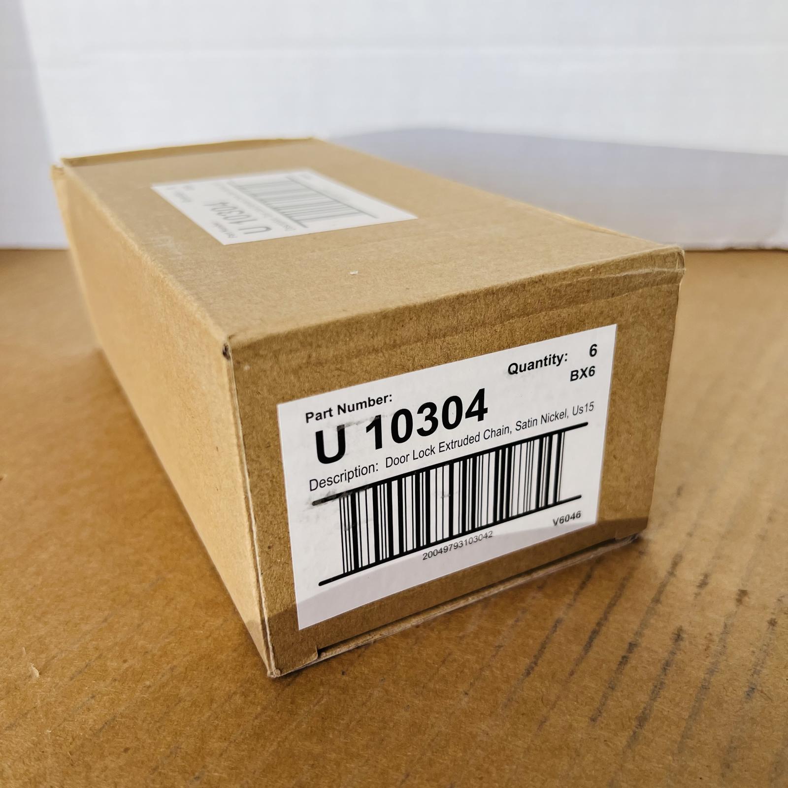 Lot of 6 DEFENDER SECURITY U 10304 Chain Door Guards, Brass Finish - Photo 6