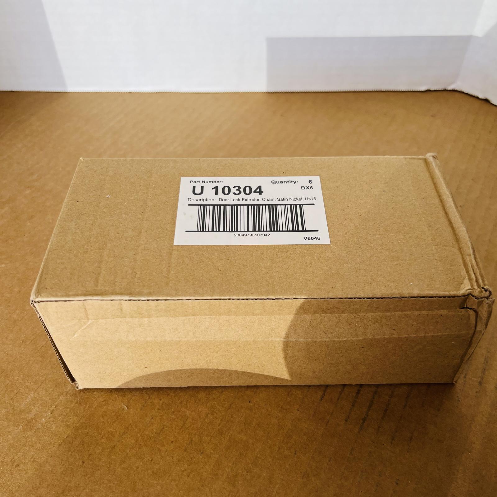 Lot of 6 DEFENDER SECURITY U 10304 Chain Door Guards, Brass Finish - Photo 7