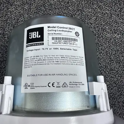 Pair JBL Professional Control 26CT Ceiling Loudspeakers at Portable Audio & Headphones in broken condition