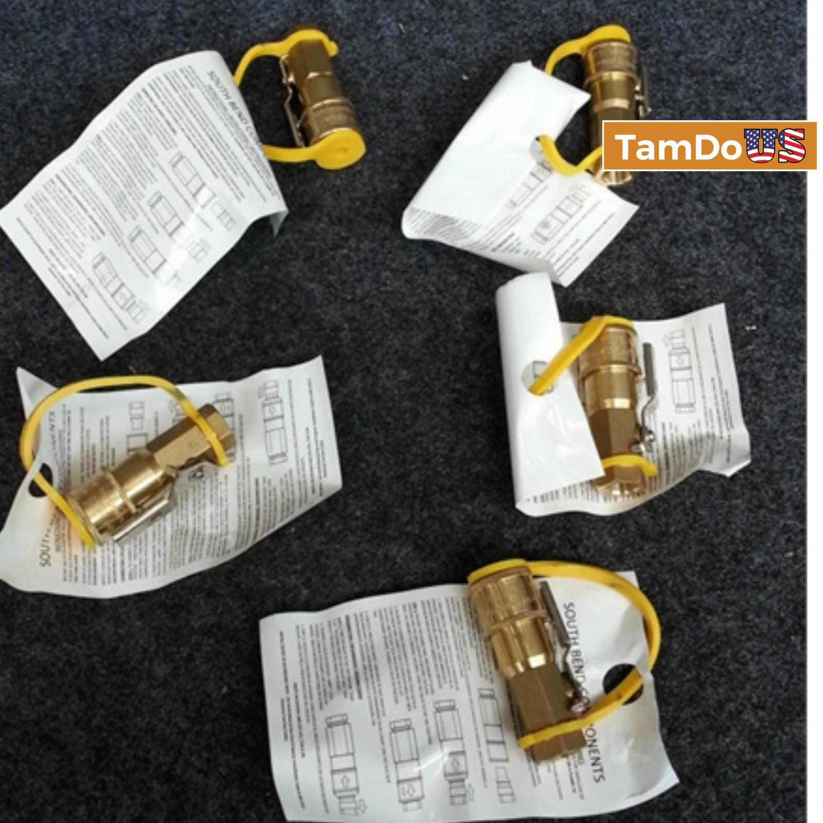 Lot of 5 Brass Quick Connect Coupler - Photo 8