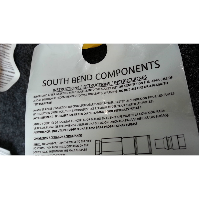 Lot of 5 Brass Quick Connect Coupler - Photo 5