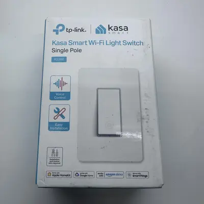 TP-Link Kasa Smart Wi-Fi Light Switch Single Pole KS200 at Surveillance & Smart Home in new_open_box condition