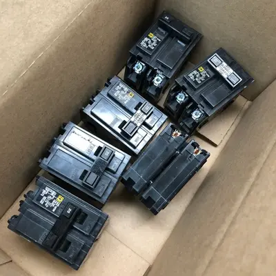 Lot of 5 Square D DP-4075 50A 2-Pole Circuit Breakers at Electrical Equipment & Supplies in new condition