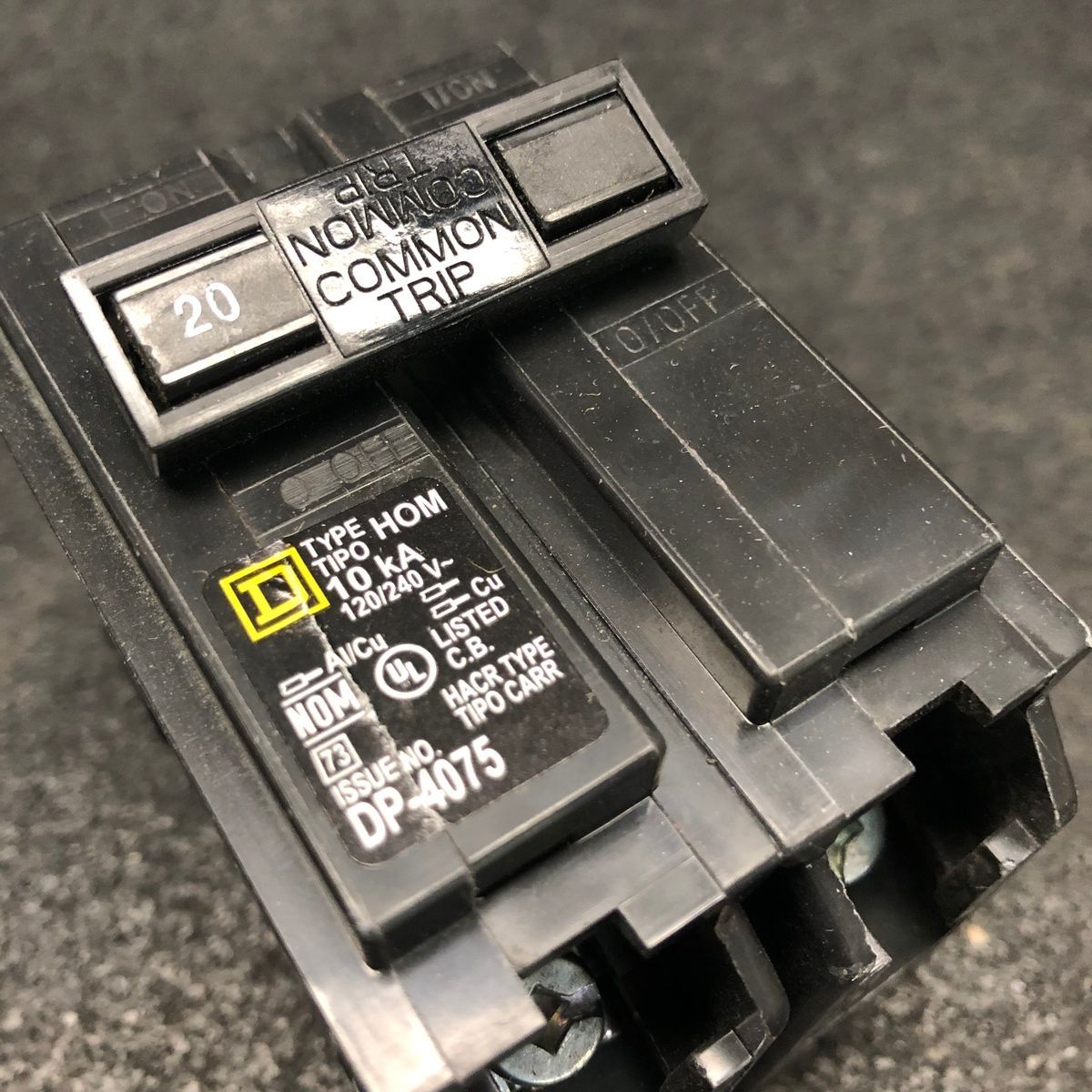 Lot of 5 Square D DP-4075 50A 2-Pole Circuit Breakers - Photo 5