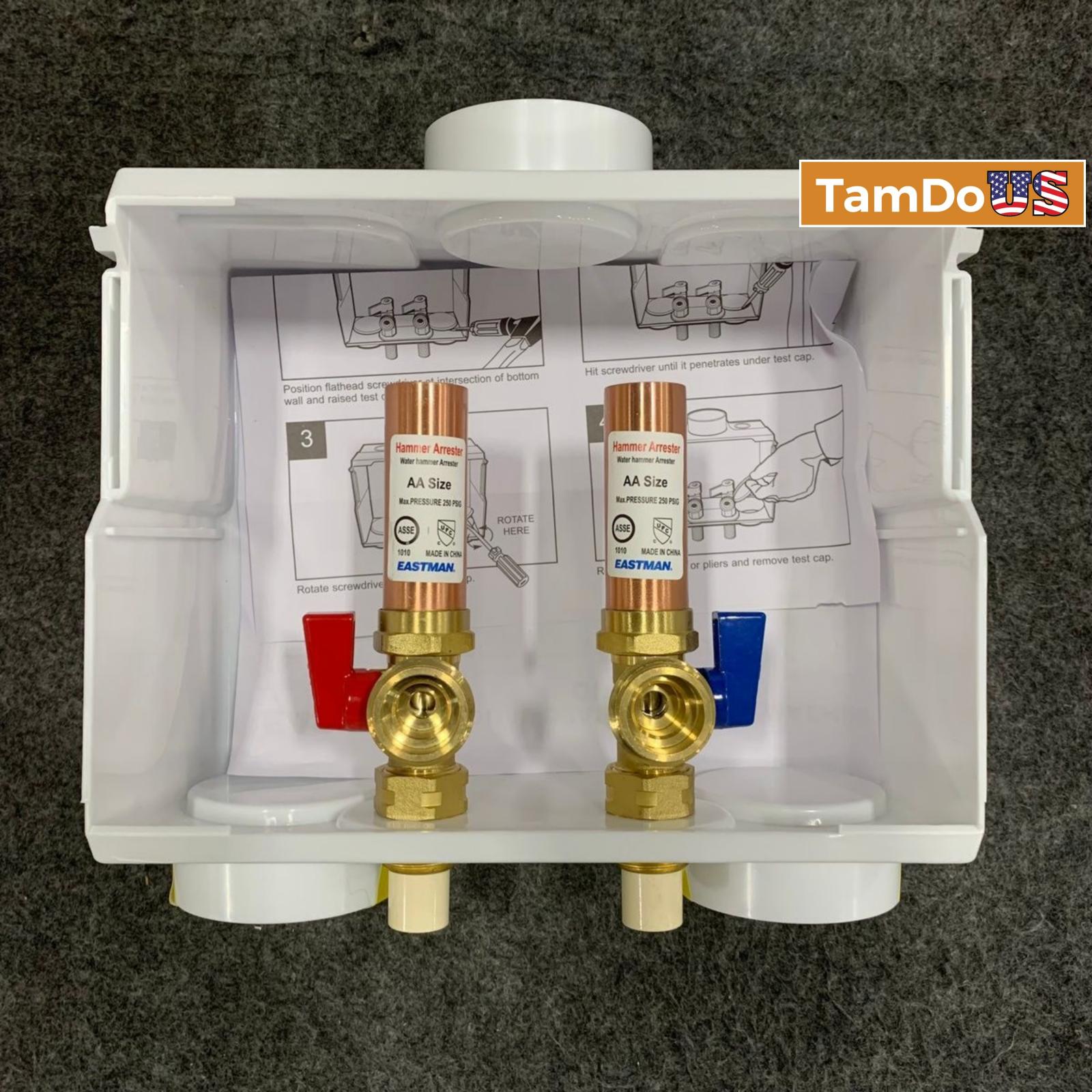 Eastman #60227 Washing Machine Outlet Box Crimp Pex Connection - Photo 9