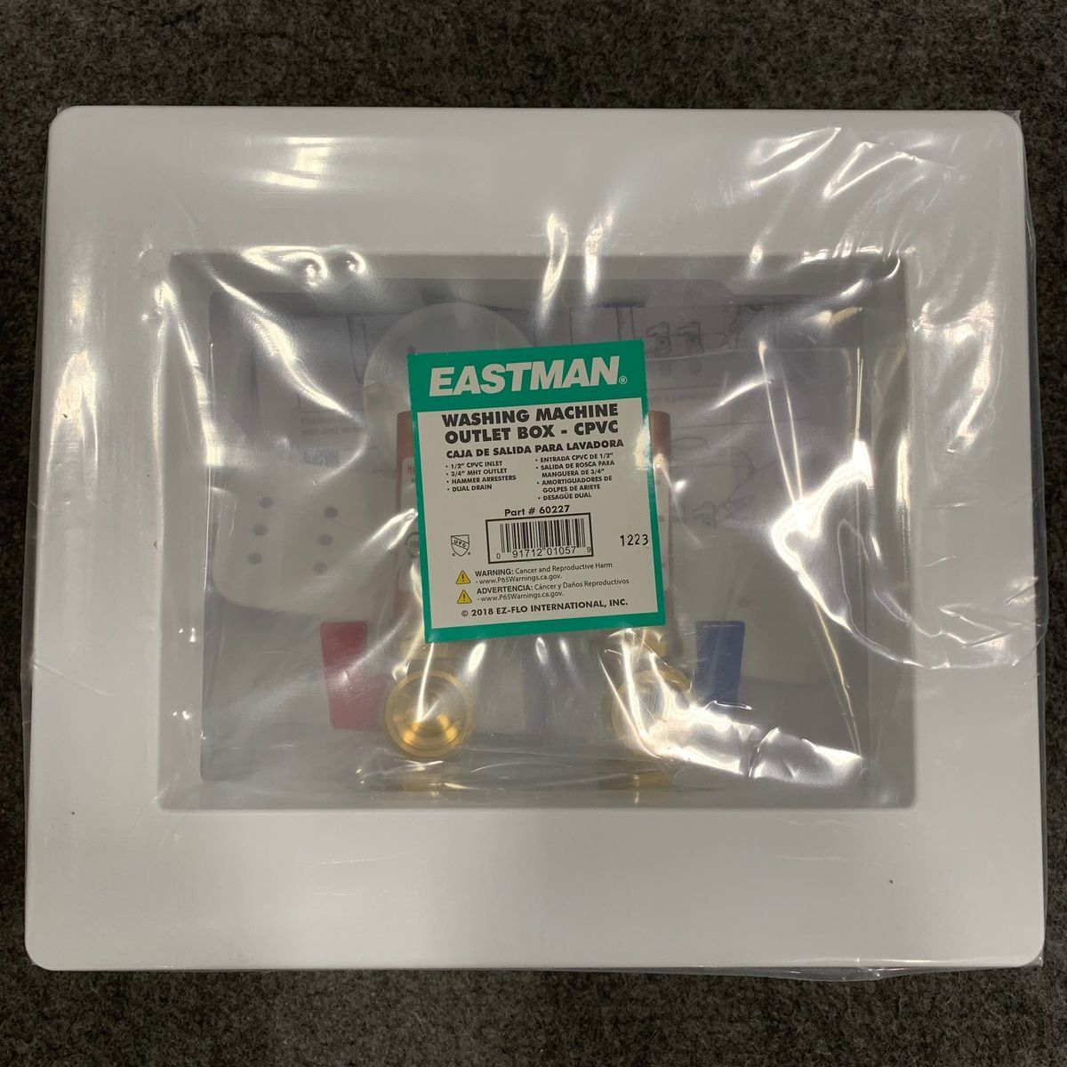 Eastman #60227 Washing Machine Outlet Box Crimp Pex Connection - Photo 6