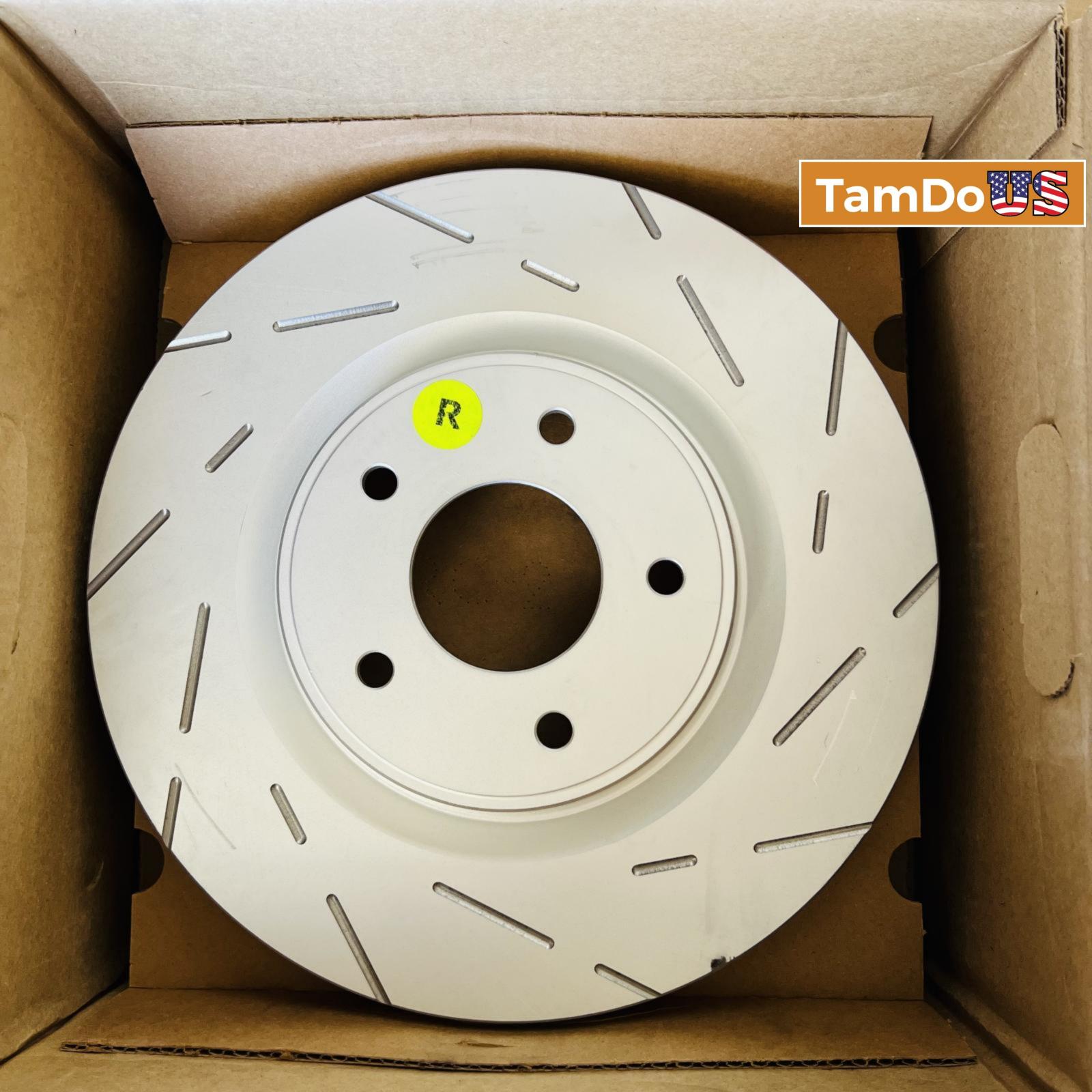 EBC Brakes USR7631 Slotted Disc Brake Rotor Set, Front Pair, Performance - Photo 6